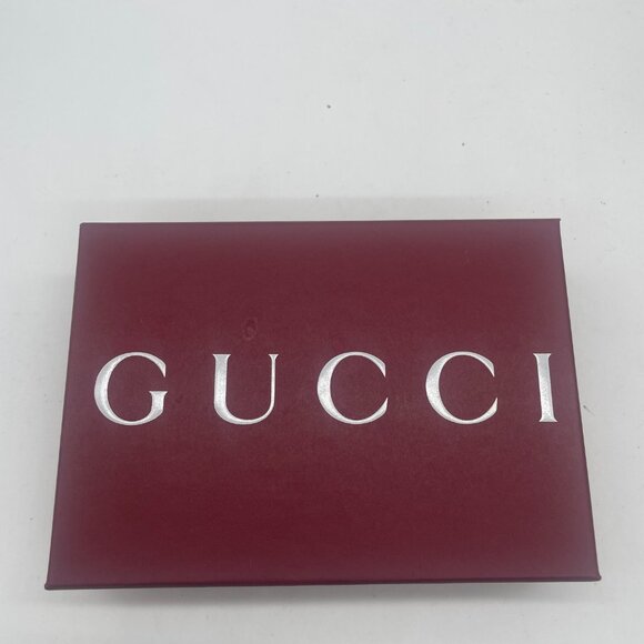 Gucci Bright Orange Leather And Canvas Wallet - Picture 7 of 7